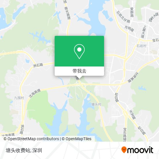 塘头收费站地图