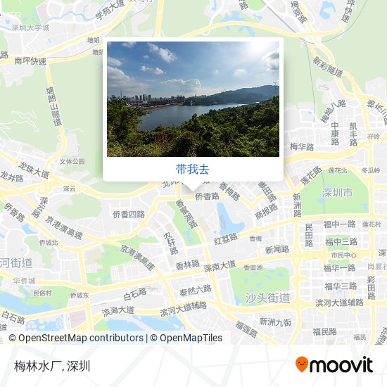 梅林水厂地图
