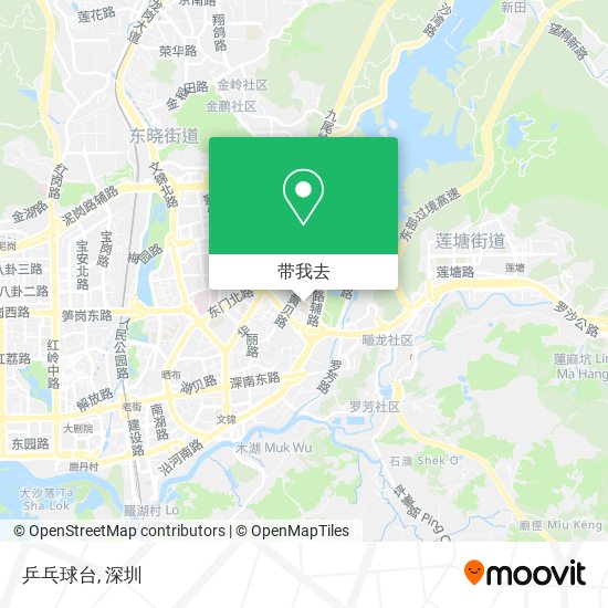 乒乓球台地图