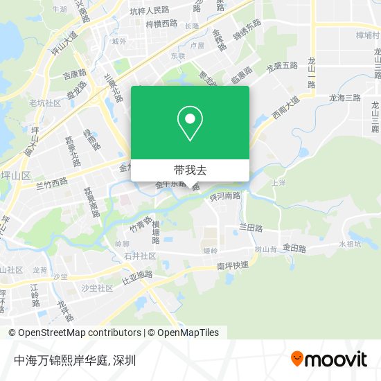 中海万锦熙岸华庭地图