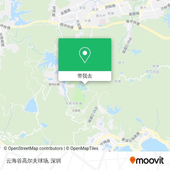 云海谷高尔夫球场地图