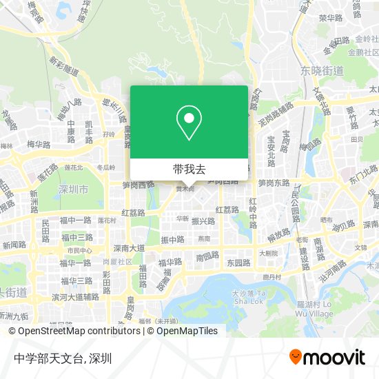 中学部天文台地图