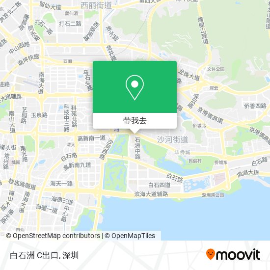 白石洲 C出口地图