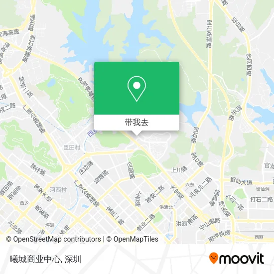 曦城商业中心地图