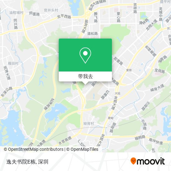 逸夫书院E栋地图