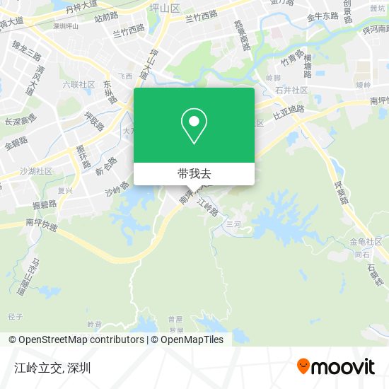 江岭立交地图