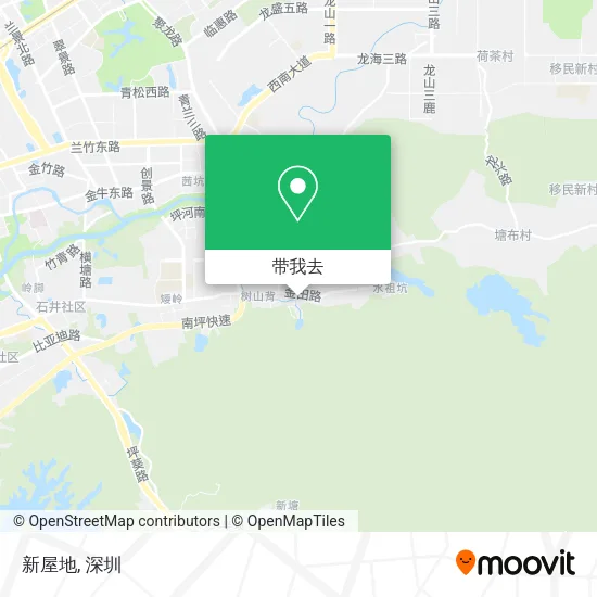 新屋地地图