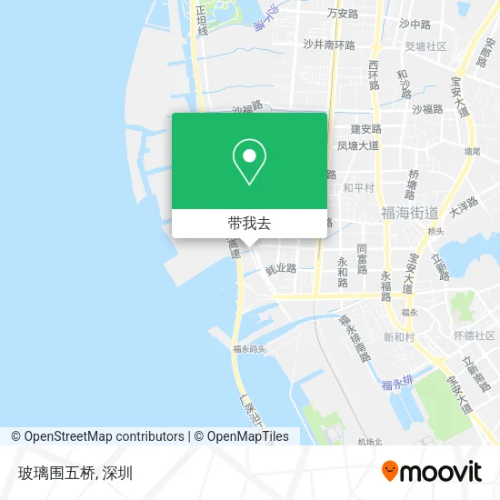 玻璃围五桥地图