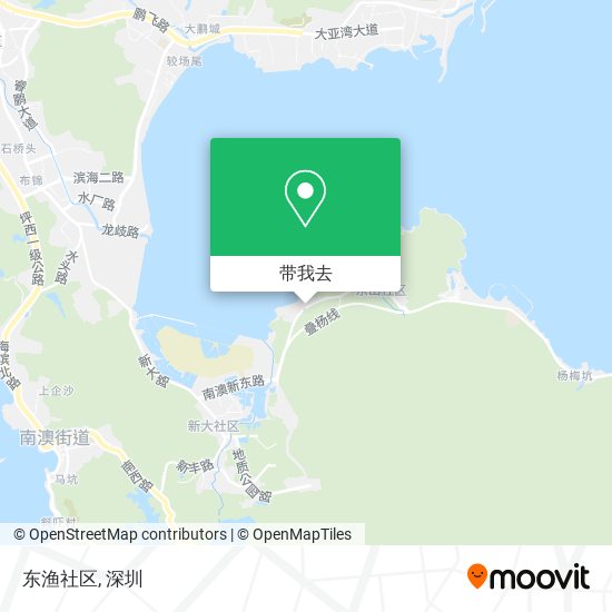 东渔社区地图