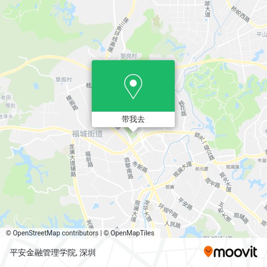 平安金融管理学院地图