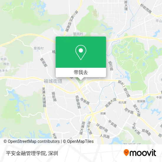 平安金融管理学院地图