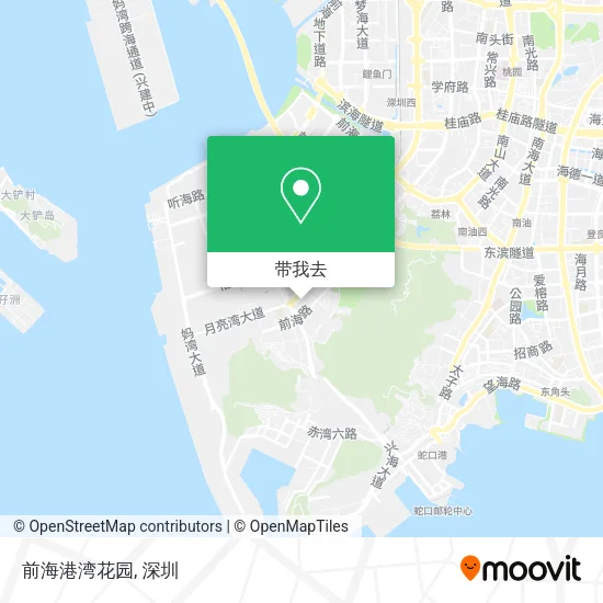 前海港湾花园地图