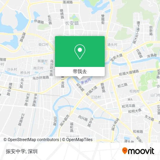 振安中学地图