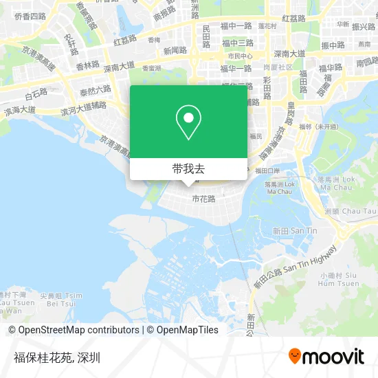 福保桂花苑地图