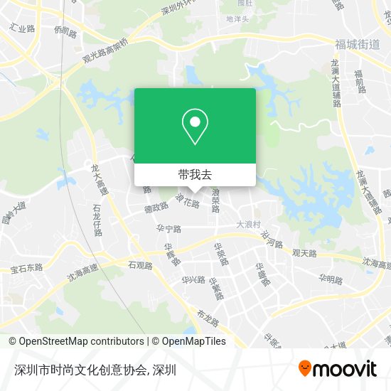 深圳市时尚文化创意协会地图