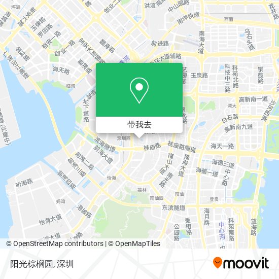 阳光棕榈园地图