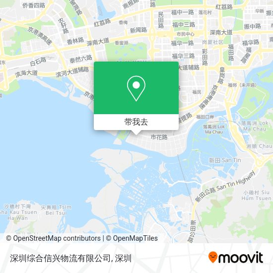 深圳综合信兴物流有限公司地图