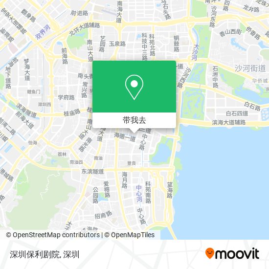 深圳保利剧院地图
