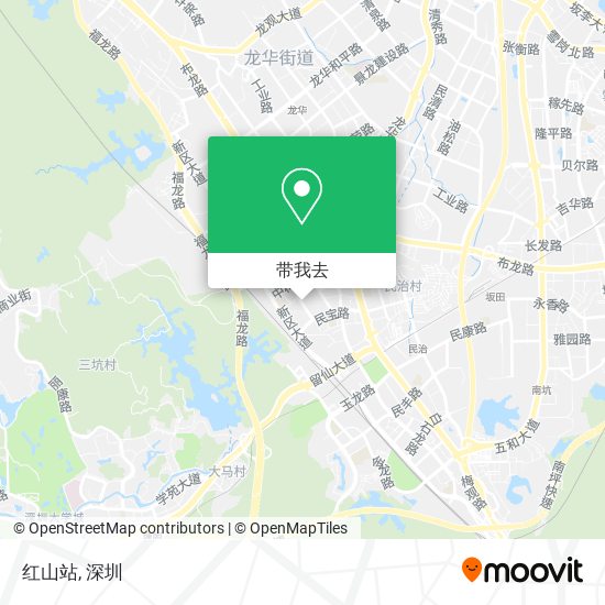 红山站地图