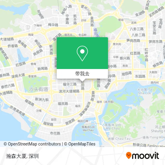瀚森大厦地图