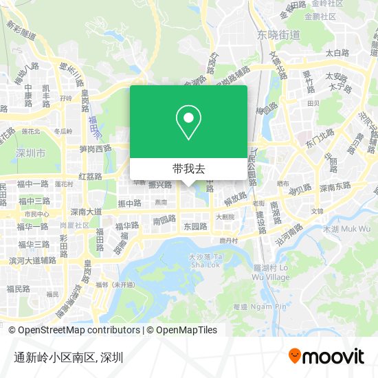 通新岭小区南区地图