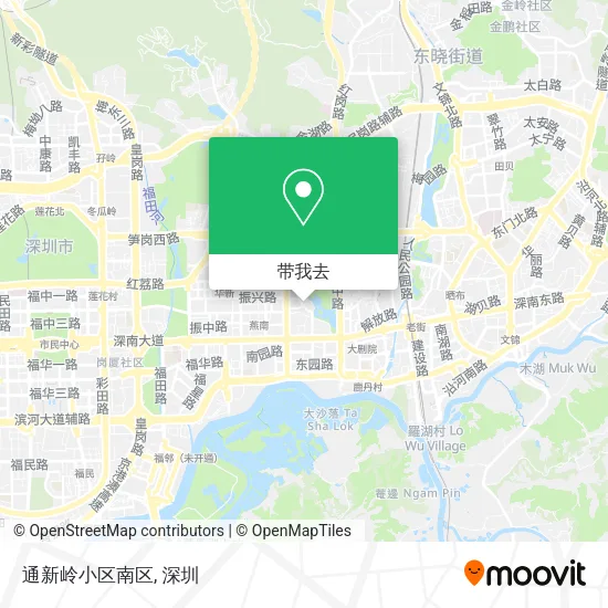 通新岭小区南区地图