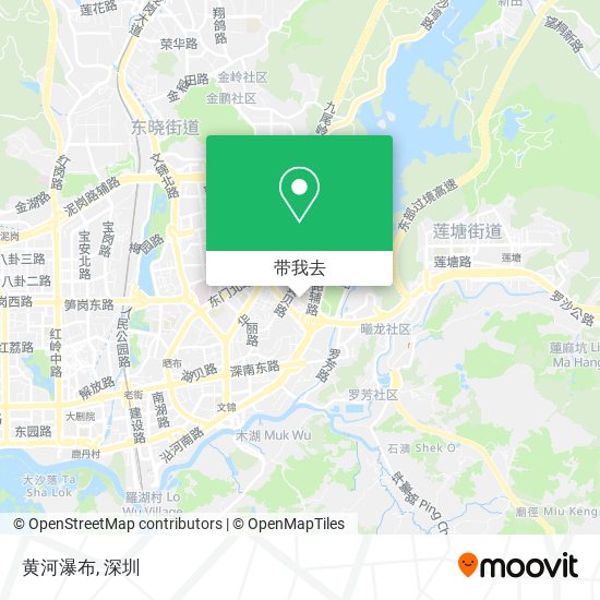 黄河瀑布地图