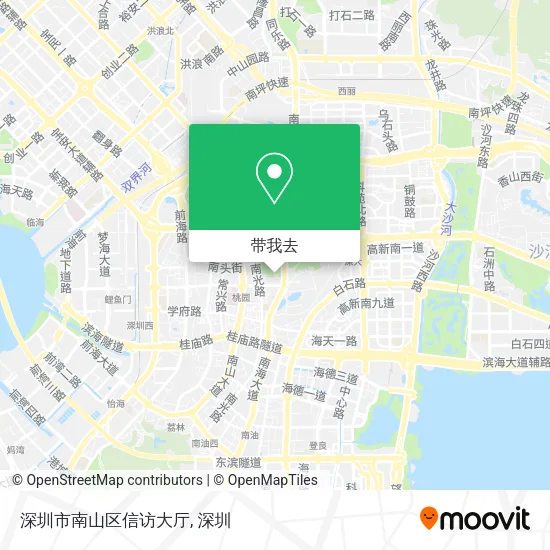 深圳市南山区信访大厅地图
