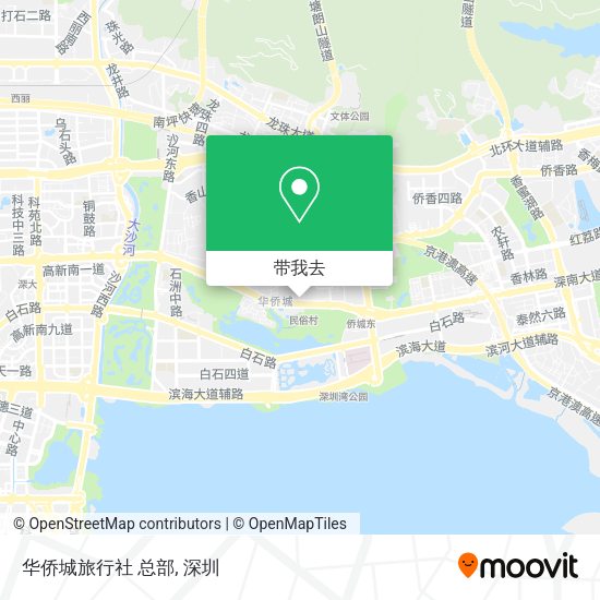 华侨城旅行社 总部地图