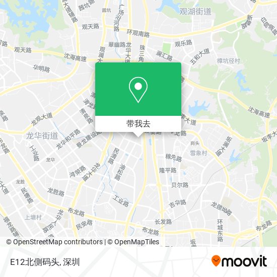 E12北側码头地图