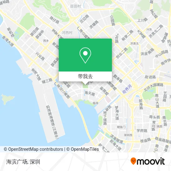 海滨广场地图