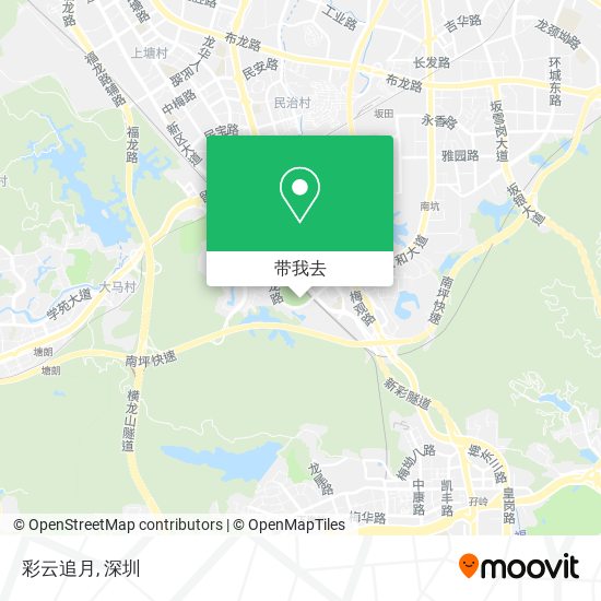 彩云追月地图