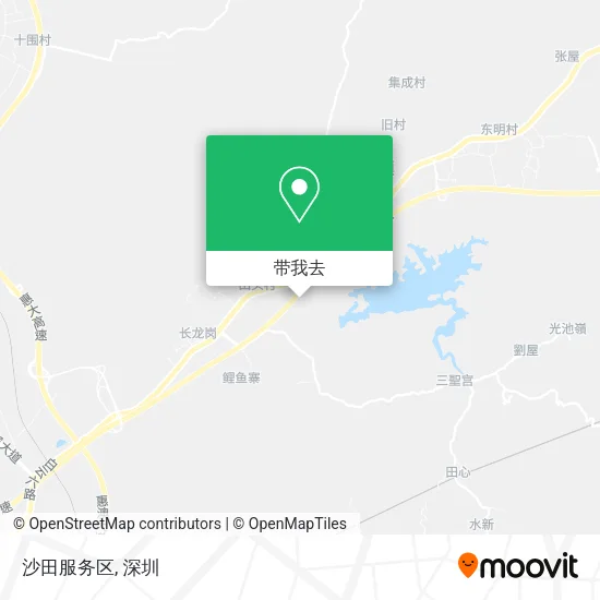 沙田服务区地图