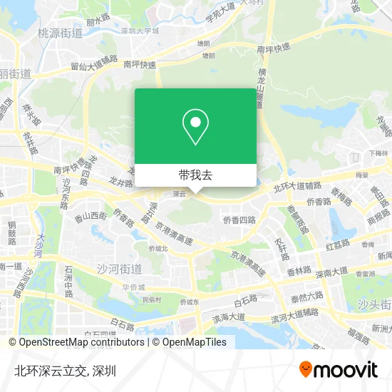 北环深云立交地图