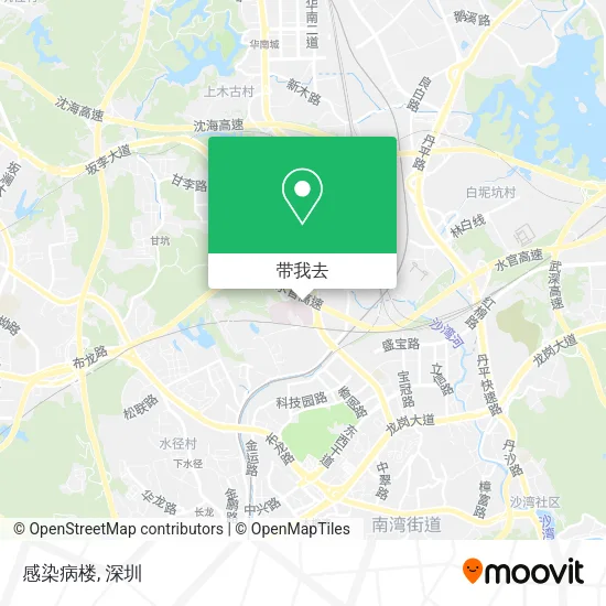 感染病楼地图