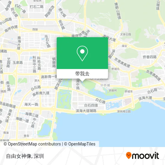 自由女神像地图