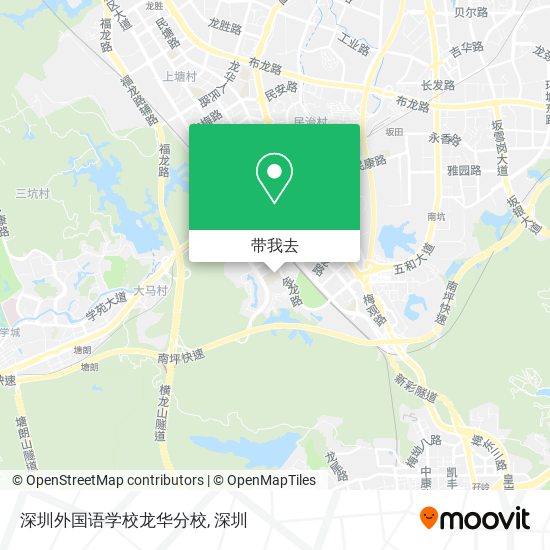 深圳外国语学校龙华分校地图