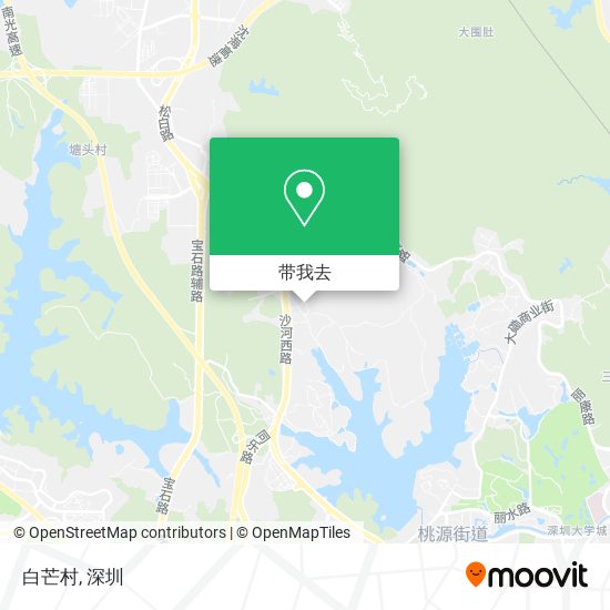 白芒村地图