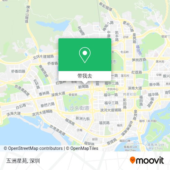五洲星苑地图