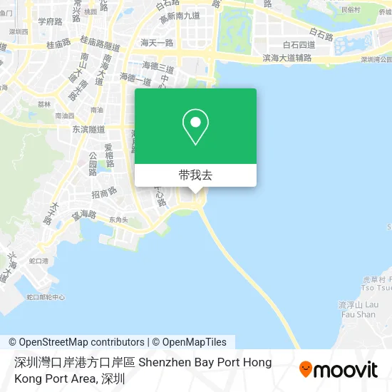 深圳灣口岸港方口岸區 Shenzhen Bay Port Hong Kong Port Area地图