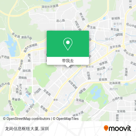 龙岗信息枢纽大厦地图