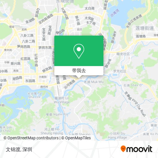 文锦渡地图
