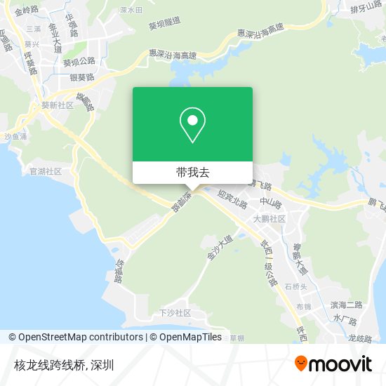 核龙线跨线桥地图