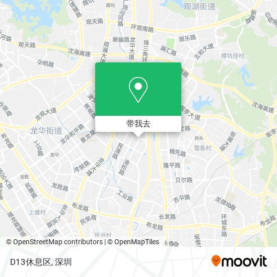 D13休息区地图