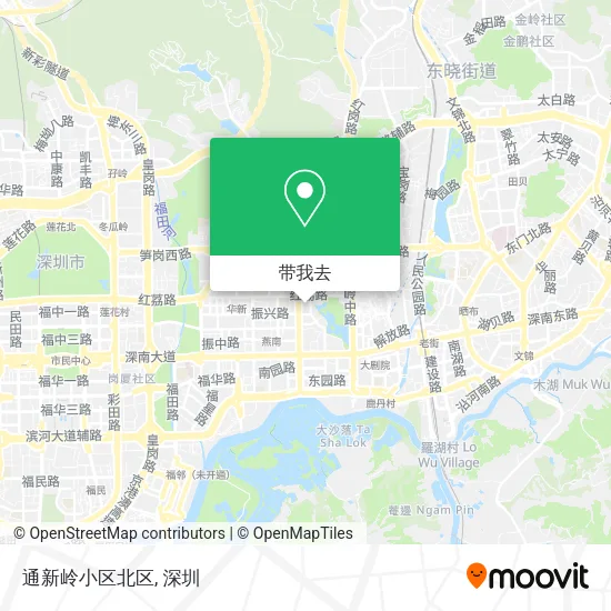 通新岭小区北区地图