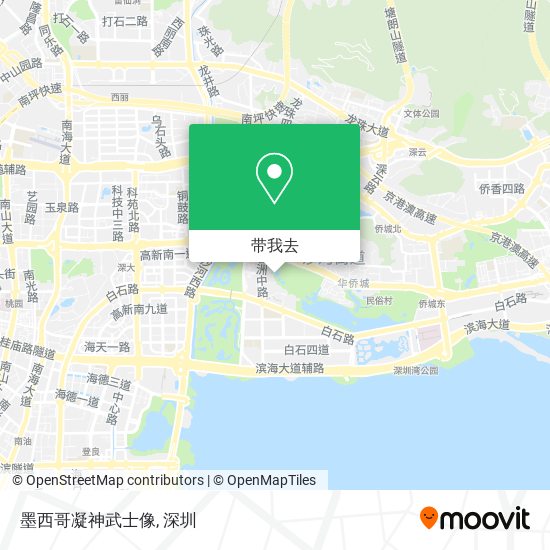 墨西哥凝神武士像地图