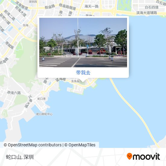蛇口山地图