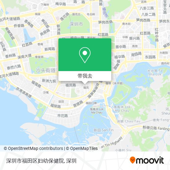 深圳市福田区妇幼保健院地图