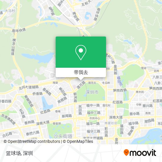 篮球场地图