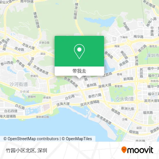 竹园小区北区地图